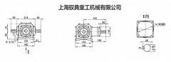 T型換向器T6-1-LR齒輪轉向箱外型尺寸和圖紙