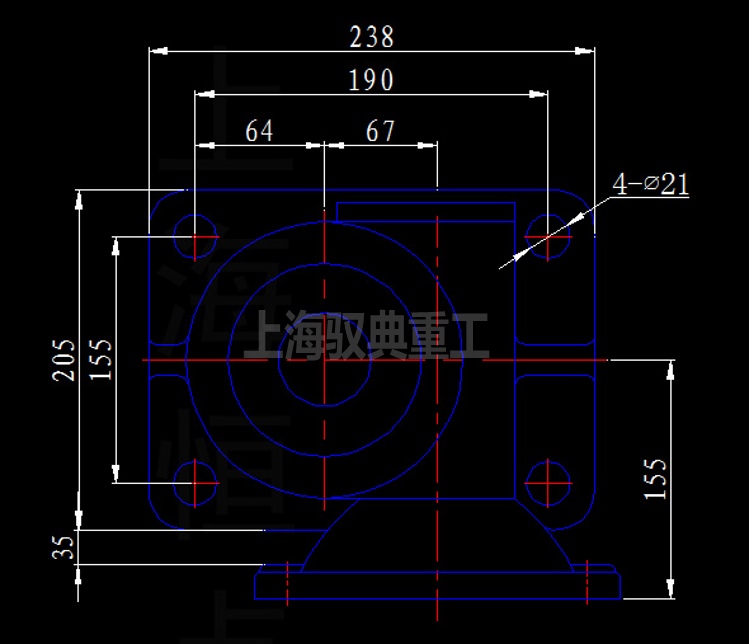 SWLD10T/15T絲桿升降機外型尺寸