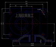 您要了解的絲桿升降機SWLD5-2B-I螺母升降型外形尺寸CAD圖紙