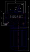 絲桿升降機SWL2.5T-1A-71B5-0.37KW安裝尺寸CAD圖