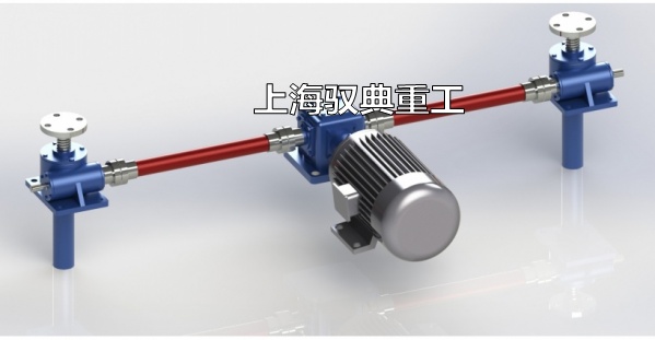 SWL絲桿升降機兩臺聯動升降機構平臺圖片